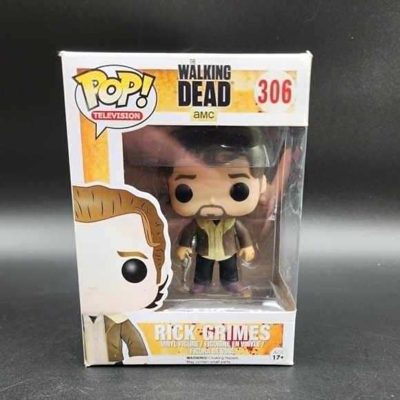 Funko Other - Funko Pop Rick Grimes Brown Walking Dead 306 Vinyl Figure AMC Edition 6